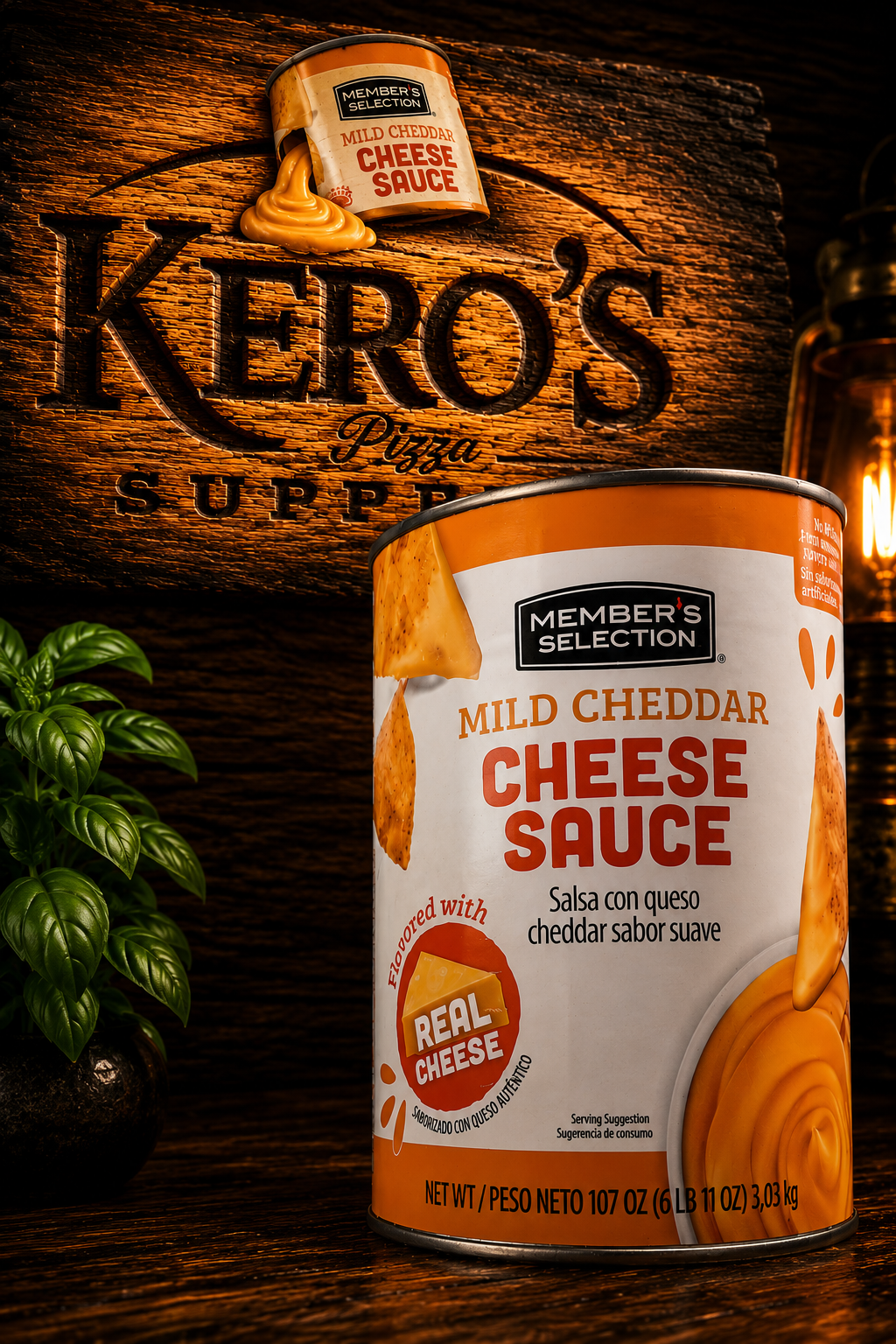 Salsa con Queso Cheddar Member's Selection (3.03 kg) - Imagen Vertical